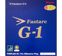 Caoutchouc de tennis de table Nittaku Fastarc G-1 NR-8702 rouge 2,1-2,3 mm ex...