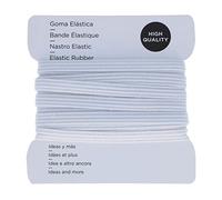 Caoutchouc élastique écru Blanc 5,3 mm 3 m