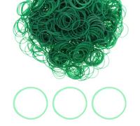Caoutchouc Élastiques Verts Haute Élasticité pour Bureau et École | Lisses, Couleur Vive, pour Lier Lettres, Billets et Papiers, Usage DIY, Organisation de Classe