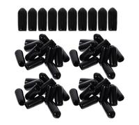 Caoutchouc Embouts de Bandeau pour 7mm Noir 200 Pièces, DIY | Capuchons de Rechange, Maintien Sûr et Usage Simple, pour Bandeaux et Cheveux, Lot Pratique