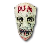 Caoutchouc Johnnies TM, Masque Kiss Me, déguisements en Latex, Jour des élections, Costume de Purge d'halloween