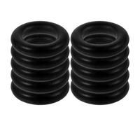Caoutchouc Kit de Joints de Tige de Soupape Noir 10 Pièces | Étanchéité Anti-fuite, Installation, pour Lignes D’ et Valves de Retour, Techniciens