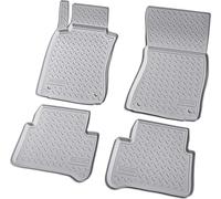 Caoutchouc Paillassons pour Mercedes Classe E W211 S211 2002-2009 Gris + Bordure