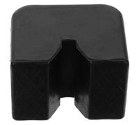 Caoutchouc Patin de Support de Cric Antichoc Stable, Noir | Adaptateur Fendu pour Chandelle, Protection Isolante, Résistance à L’usure, Usage Atelier et Garage