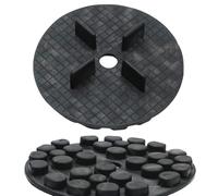 Caoutchouc Plots Supports Dalles de Patio Plancher Fugen - Noir, Gummi Plattenlager