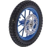 Caoutchouc -pneu avant 12,5x2,75 pouces véhicules à frein à disque pour 47cc 49cc 2 traits Mini Dirt Bikeblue