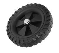 Caoutchouc Roues de Compresseur D’air Accessoires Robustes, Noir | Remplacement Rapide, Roulement sur Tous Sols, pour Atelier et Garage, Mécaniciens et Contractants