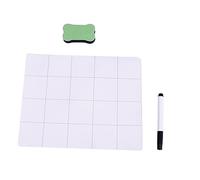 Caoutchouc Tapis Magnétique de Réparation Lot de 3, 25x20cm Set de Set | Vis et Pièces Métalliques, Aide au Tri, Stylo et Gomme, Blanc Couleur Aléatoire