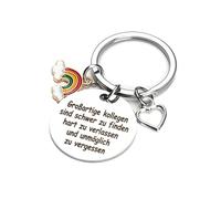 CAOXIAN Merci Porte-clés Laissant Cadeaux Pour Collègues Enseignant Merci Anneau Clé Cadeaux Contributeur Bijoux Boss Bijoux Nouveau Travail Cadeau Retrait Cadeau Bijoux Mentor Cadeau Cadeau, Blanc, M