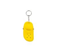 CAOXIAN Mini porte-clés pour chaussures Croc - Pendentif mignon Slipper Charm pour sac et anneau - Cadeau décoratif à la mode, multicolore, F