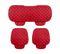CAOXINZI 3 Pièces Housse de siège de Voiture pour Nissan NV400 2010-2021, Coussin de Siège de Voiture, Protection de Siège pour 2 Avant + 1 Arrière, Accessoires de Voiture,A-Red