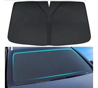 CAOXINZI Pare-Soleil Avant de Voiture pour Lexus IS300H 2013-2023, Pliable Couverture Pare Soleil Intérieur Pare-Brise de Voiture Protection Solaire Anti UV Visière,A/Black
