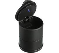 CaoYH Cendrier de Voiture pour Jeep Wrangler Rubicon JK/JL 2018-2019 Nettoyage Facile Cendrier Portable Poubelle Sécurité sans Fumée Lumière LED Automatique