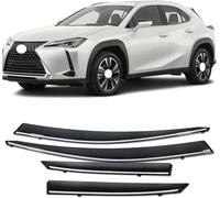 CaoYH Deflecteurs d'air pour Lexus UX UX200 UX250H 2019-2021 Déflecteurs Vent deflecteur Déflecteurs de Vent Pluie d'air Anti-buée Pare-Pluie