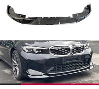 CaoYH Spoiler Avant Voiture Pare Choc Avant Lame Convient pour BMW 3 Series G20 G28 Lci MP Style 2023+ Pare-Chocs De Voiture Spoiler Séparateur Kit Accessoire