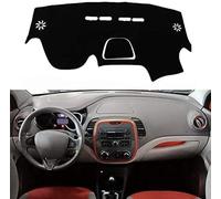CaoYH Voiture Tapis Tableau Bord pour Captur 2014-2018 Tableau Couverture Protection Solaire Antidérapante Pare Soleil Anti Dérapants