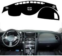 CaoYH Voiture Tapis Tableau Bord pour Infiniti FX FX35/37/45/50 QX70 2008-2020 Tableau Couverture Protection Solaire Antidérapante Pare Soleil Anti Dérapants
