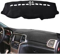 CaoYH Voiture Tapis Tableau Bord pour Jeep Grand Cherokee WK2 2012-2018 Tableau Couverture Protection Solaire Antidérapante Pare Soleil Anti Dérapants