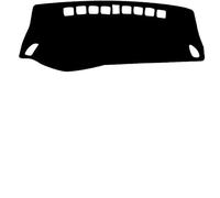 CaoYH Voiture Tapis Tableau Bord pour Opel Mokka Vauxhall Mokka X 2016-2019 Tableau Couverture Protection Solaire Antidérapante Pare Soleil Anti Dérapants