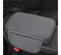 CAOZIXMB Housse Accoudoir Central pour Ford Equator (2021 2022 2023 2024), Coussin Accoudoir Voiture Housse Console Centrale Voiture Accessoire Voiture,Grey