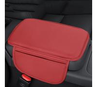 CAOZIXMB Housse Accoudoir Central pour Ford Focus Active 2010-2024, Coussin Accoudoir Voiture Housse Console Centrale Voiture Accessoire Voiture,Red