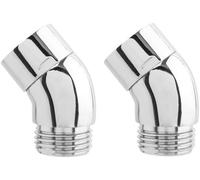 CAP-2 pièces raccord coude pour douche 135°, connecteur pour pommeau de douche, adaptateur de douche, laiton connecteur coude pour douches, têtes et plaques de douche