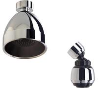 Cap-2765/5 W "Combi" \U2013 Kit Pomme De Douche Économie D'eau + Brise-Jet Set Salle De Bain Avec Pomme De Douche Avec Rotule Et Brise-Jet Avec Réducteur De Débit