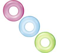 Cap-36024 Bouée Ronde Néon Givré Diamètre 76 Cm, 3 Couleurs Assorties