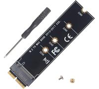CAP-Adaptateur M.2 NVME SSD compatible avec MacBook Air Pro Retina Mid 2013-2017 NVME AHCI SSD amélioré pour A1465 A1466 A1398 A1502