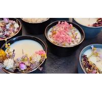 Cap Adrénaline Atelier Création d'une bougie fleurie parfumée à Chambéry