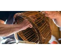 Cap Adrénaline Atelier de création d'une corbeille ou panier rond en osier proche de Haguenau