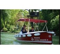 Cap Adrénaline Balade en bateau électrique sans permis à Meaux