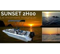 Cap Adrénaline Balade sunset à la réserve de Scandola avec un bateau sans permis