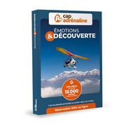 Cap Adrénaline - Coffret Cadeau - Emotions & DECOUVERTE - 1 ou Plusieurs activités au Choix - Réservation 100% en Ligne