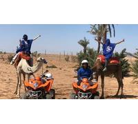 Cap Adrénaline Demi-journée Quad et Dromadaire à la Palmeraie - Marrakech