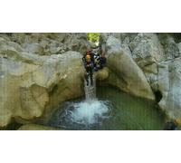 Cap Adrénaline Descente filmée en canyoning près de Perpignan