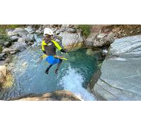 Cap Adrénaline Initiation au canyoning à La Léchère près de Moutiers