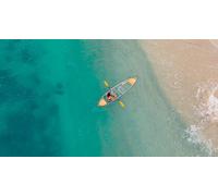 Cap Adrénaline Kayak sur la plage de la Garonnette à Sainte-Maxime