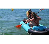 Cap Adrénaline Location d'un kayak gonflable au bord du lac de Saint-Cassien à Montauroux