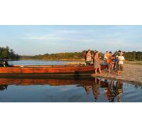 Cap Adrénaline Nuit sur une île au bord de la Loire près de Nevers