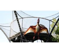 Cap Adrénaline Parc d'attractions sur le thème des dinosaures à La Roque-d'Anthéron près d'Aix-en-Provence