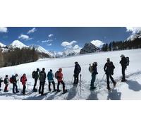 Cap Adrénaline Randonnée en raquettes à neige et initiation vie sauvage à Le Monêtier-les-Bains près de Briançon