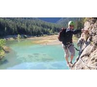 Cap Adrénaline Séance de Via-Ferrata Lac Rosière Moutiers en Savoie