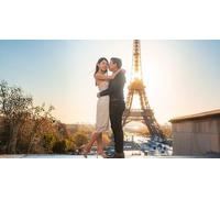 Cap Adrénaline Shooting photo en couple près de la Tour Eiffel à Paris