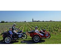 Cap Adrénaline Visite de vignoble et dégustation de vin en side-car à Saint Emilion