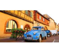 Cap Adrénaline Visite d'un vignoble en 2 CV et dégustation de vin à Eguisheim près de Colmar
