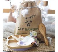 CAP BAMBOU-Coffret baby box coloris bois en bambou Cap Bambou