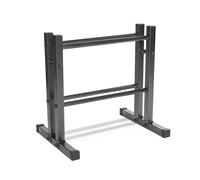 Cap Barbell Support Utilitaire pour haltères, médecine Balls et Kettlebells - 61 cm - Gris