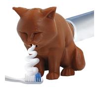 Cap Buddy - Presse À Buse À Pâte | Dessin Animé Animal De Poignée En Silicone Compact, Outil De Compression D'hygiène De Camping Portable Gadget Pour Nettoyage Salle De Bain Cuisine Voy