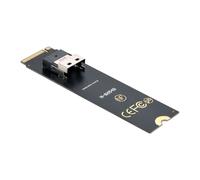 CAP-Cablecc NGFF M-Key NVME vers U.2 U2 Kit SFF-8639 vers SFF-8654 Slimline SAS PCIe SSD Adaptateur pour carte mère